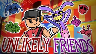 Unlikely Friends Fnf Unlikely Rivals Mix Tf2 And Digital Circus Cover