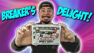 $300 FOR 12 CARDS! 2023 Topps Chrome Update Series Breaker's Delight Box Review! by VeryGoodKardz 611 views 5 months ago 7 minutes, 32 seconds