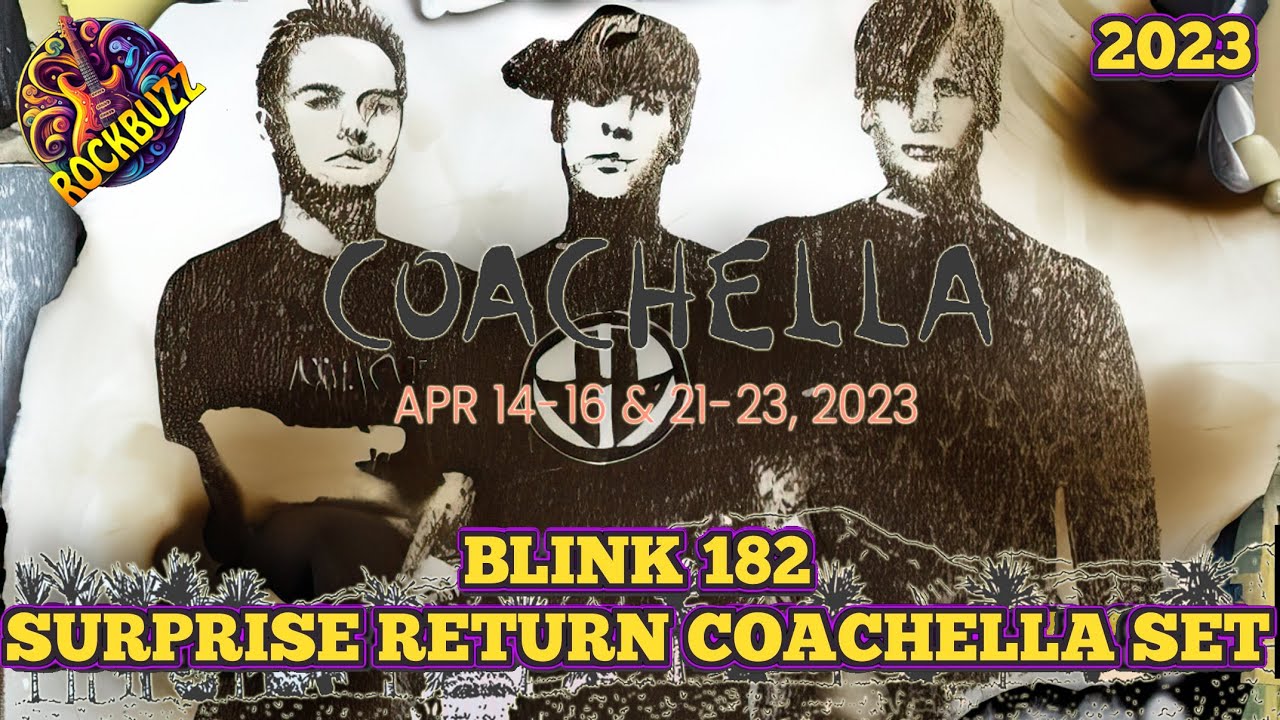 Blink-182 Plays Coachella Stage During Their Reunion Performance