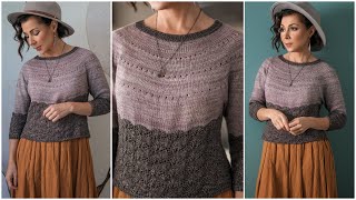 Step-by-Step: How to Knit the Easy Lace Stitches in the Spectacular Aravis Pullover + Win Yarn! by ExpressionFiberArts 15,360 views 5 days ago 8 minutes, 9 seconds