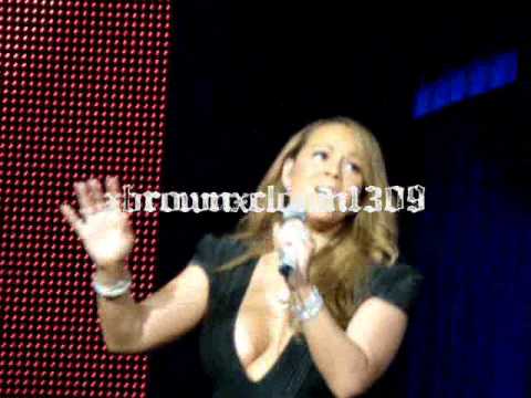 Mariah Carey-HERO 2.20.10*Fan Hits Her With Flower...