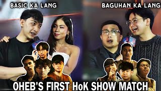 Ohebs First Show Match In Hok Team Oheb Vee Wise And Renejay Vs Team Dogie H2wo Yawi And Dlar