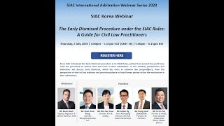 Details The Early Dismissal Procedure under the SIAC Rules: A Guide for Civil Law Practitioners Update