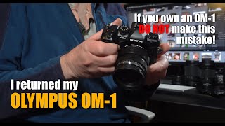 I bricked my Olympus OM1  avoid this mistake when you update the firmware of your OM1