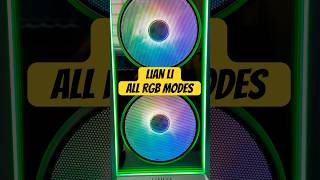 Lian Li Lancool 217 inf white - all RGB modes #lianli #gaming #lancool