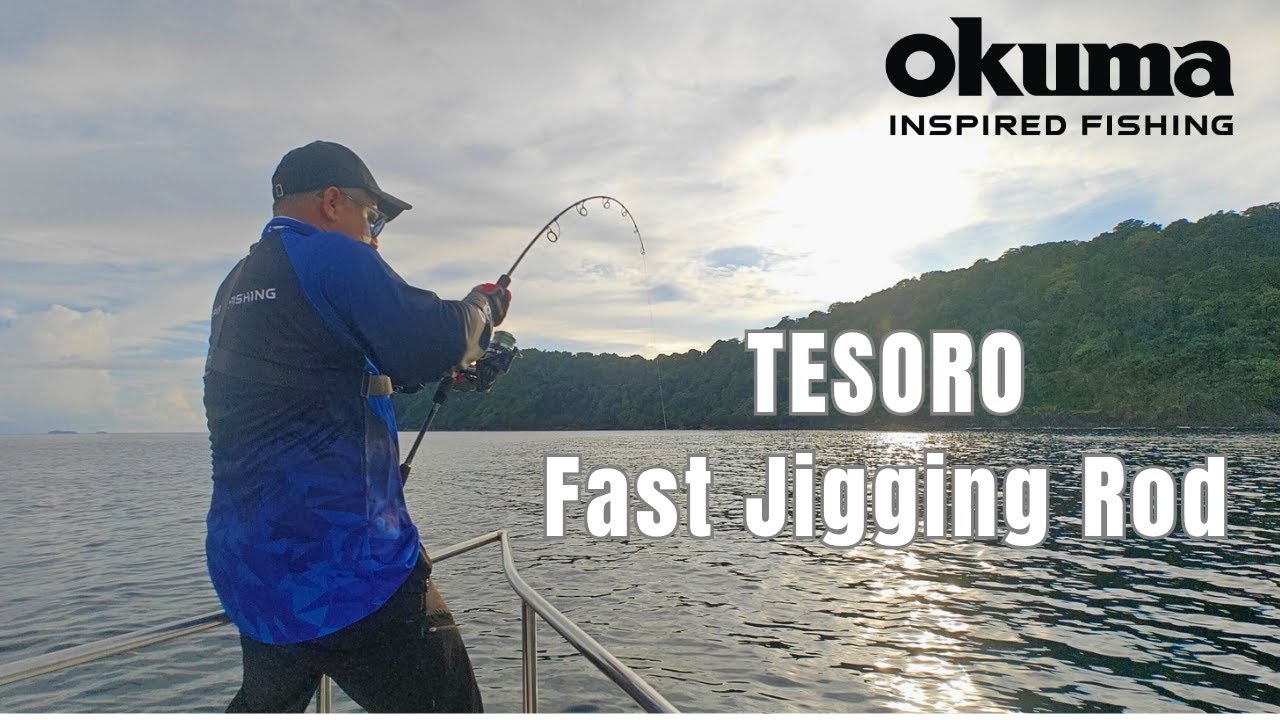 okuma andros speed jig rod Fishing Tackle A-S-702M-FG Lightweight Full Grip Spinning Jigging (2-Piece) Sports & Outdoors Ton Carbon rod blanks Okuma's Andros-A-S-602ML 2 Piece Jigging