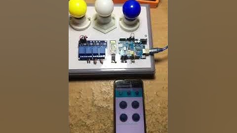 mini project arduino เปิดปิดไฟ ผ่าน app android ด้วย bluetooth