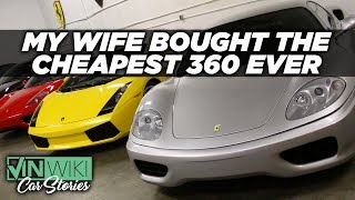 My wife bought a rapper's cheap ferrari ...