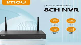 Imou Wi-Fi Network Security System 8Ch Wireless Nvr 1080P Resolution Strong Metal Shell Co