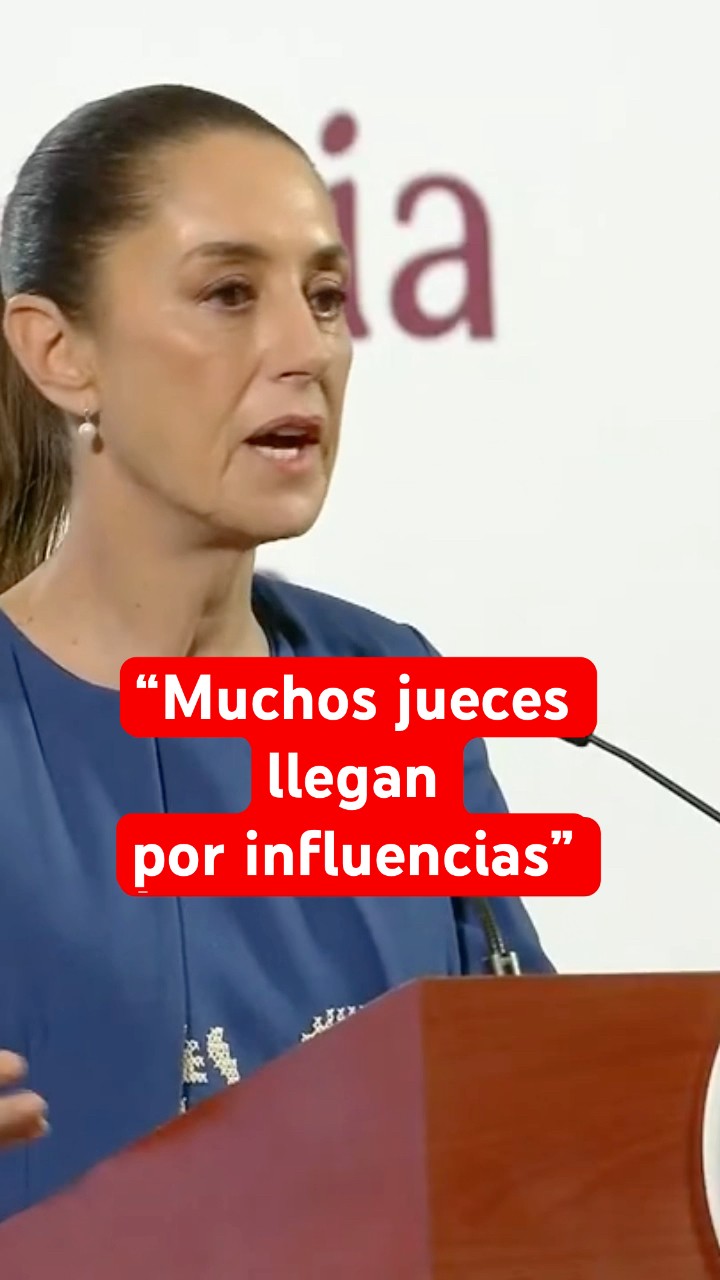 Sheinbaum rechaza nombramientos de jueces por recomendaciones #shorts
