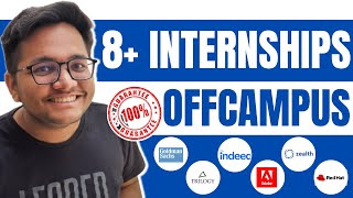 8+ OFF Campus SDE Internships | 2023 | 2024 | 2025 Batch | OFF Campus Hiring