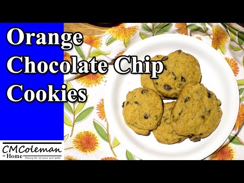 Orange Chocolate Chip Cookies Recipe