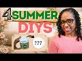 4 EASY Summer DIYs That Look Expensive |Vintage Decor on a Budget | Anything Summer Challenge