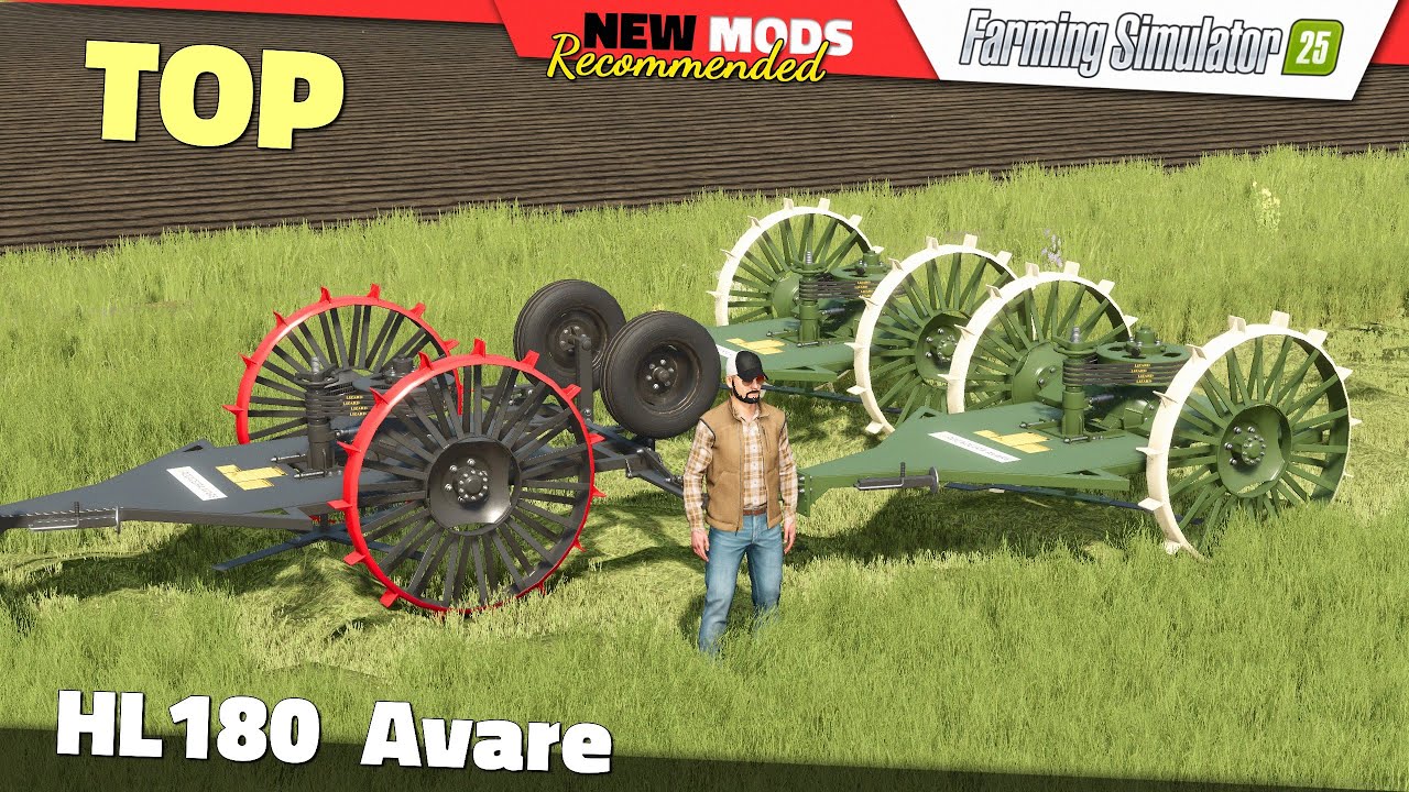 FS25 | HL180 Avare (mower/mulcher) - Farming Simulator 25 Mods Review QHD
