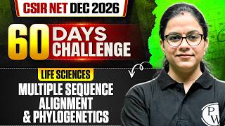 Multiple Sequence Alignment & Phylogenetics | CSIR NET Life Science Dec 2026 | 60 Days Challenge