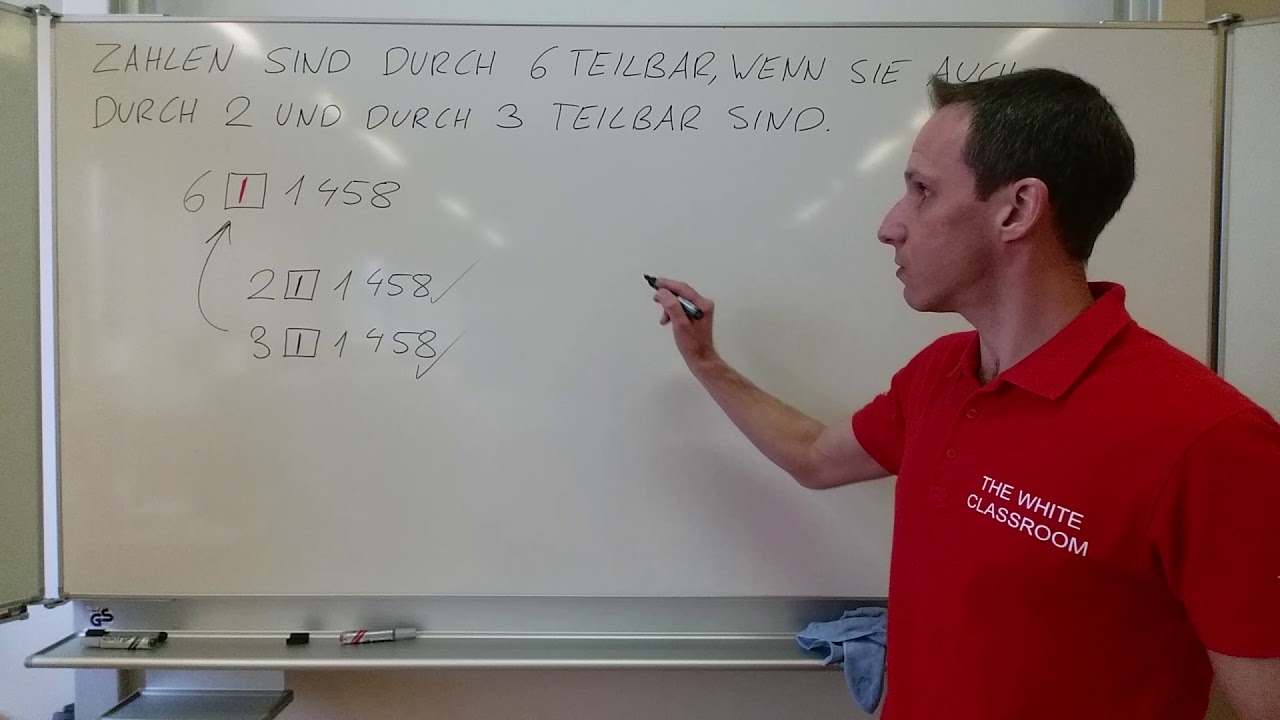 Wann Ist Eine Zahl Durch 6 Teilbar TEILBARKEITSREGEL - WANN ist eine ZAHL durch 6 TEILBAR