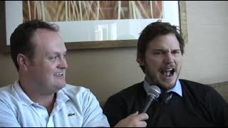 Chris Pratt talks going up against Brad Pitt in ‘Moneyball’ with Brad Blanks