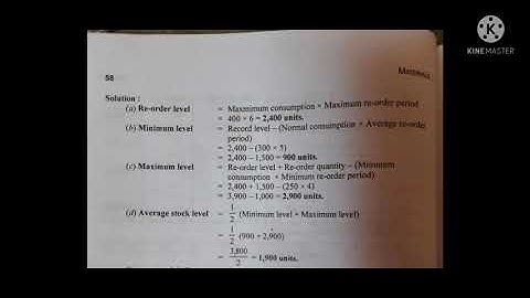 Sol Assignment Answer cost Accounting||B.com Prog 4th Sem Assignment Answer||question no.1(c)