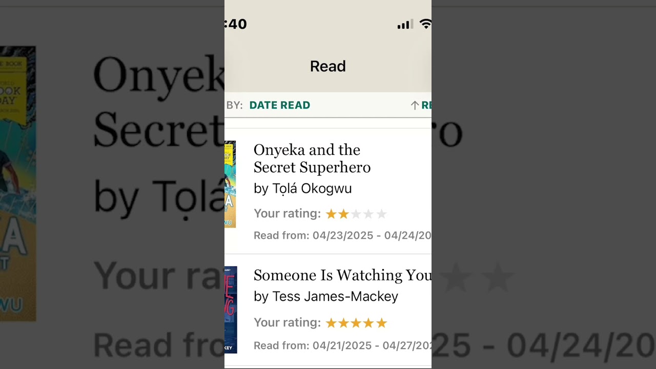 Reading Challenge 2025: Book 66-71 