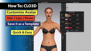 Customize Avatar face in CLO
