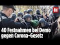 Querdenker-Demo in Berlin: Polizei löst Protest gegen Corona-Gesetz auf