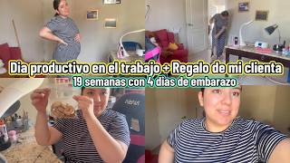 19 Semanas Con 4 Dias De Embarazo Limpiando Mi Salon De Uñas Y Trabajando 08Abril2026
