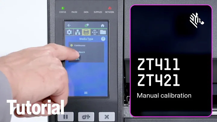 How to Manually Calibrate the ZT411 and ZT421 Printers | Zebra