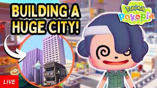 🔴Pokémon Pokopia~HELP ME DESIGN MY PALETTE TOWN CITY!~FILLER BUILDS,INTERIORS,& MORE! #pokopia