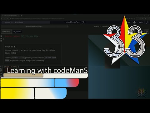 Build a Penguin - Step 33 | Learn CSS & HTML | FreeCodeCamp
