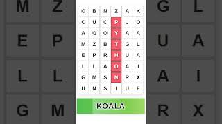 Can You Find All 5 Animals 🐾 | Word Search Challenge