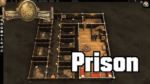 Dungeon Alchemist - Prison Cells and Guard House -  TTRPG Battle Map & Encounters | CMDR_Aconite