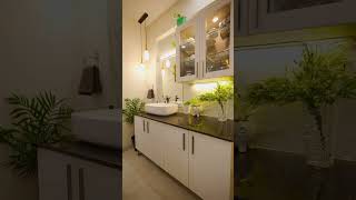 Minimalist 3bhk home interior design | Bonito Designs #shorts #thebragtag #hometourin45secs