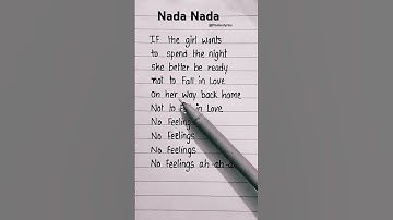 Thumbnail of Nada Nada - Jmilton (Lyrics + English Translation) Super Slowed