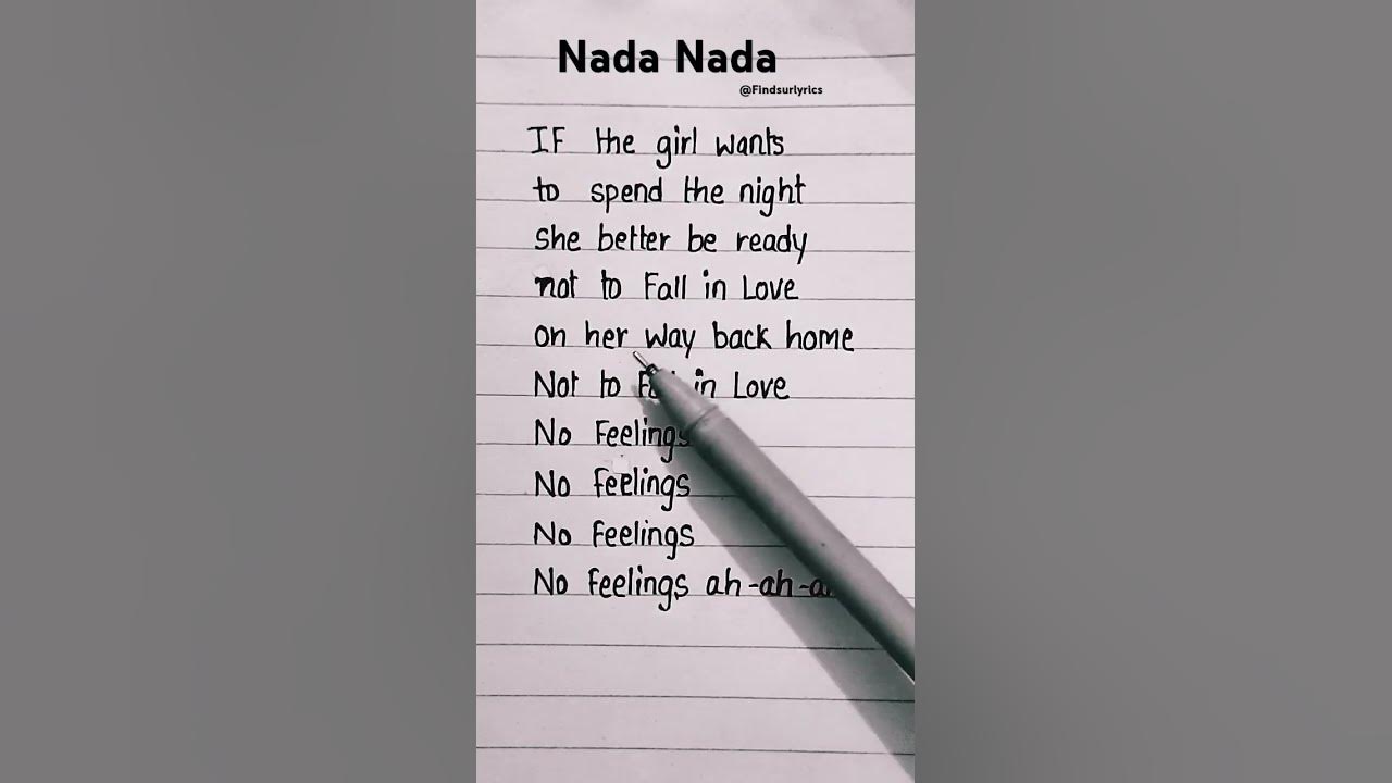 Nada Nada - Jmilton (Lyrics + English Translation) Super Slowed
