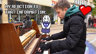 I played FALLEN DOWN (Undertale) on piano in public! Resimi