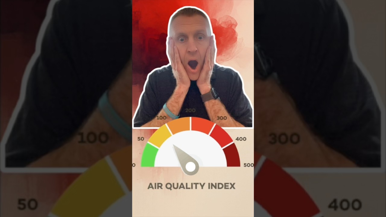 AQI 105 Warning 🚨 Dangerous Air Quality – Don’t Ignore This! #shorts