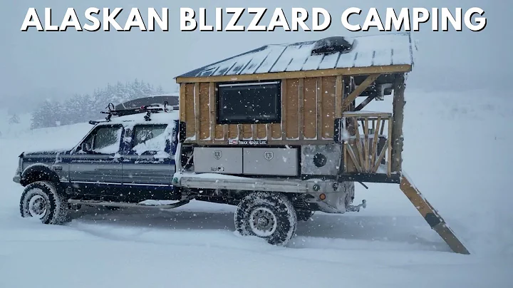 Riding Out an Epic Snowstorm Inside a Cozy Homemade Truck Camper #alaska #asmr #vanlife #camping - DayDayNews