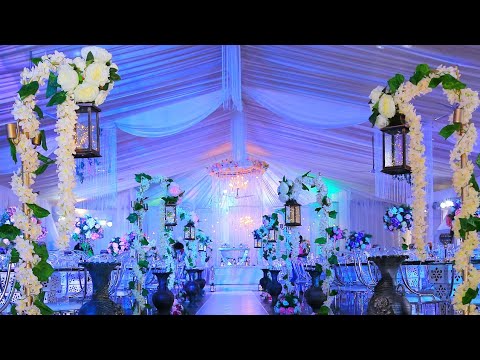 DIY : How to Drape a ceiling with fabric in a wedding hall | Wedding Reception Decorations 2020.