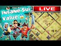 CwL Day-5 Live attacks || Th13 zap lalo || Th13 Insane Sui heroes value | Cwl live ATTACKS....   coc