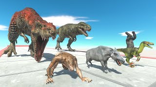 Run Away from T-REX - Animal Revolt Battle Simulator