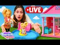 🔴 Olamaz! Ken uyudu mu? Barbie ne yapacak o zaman? Barbie ile en eğlenceli videolar: kız videoları.