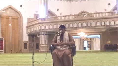 القارئ عمر الويسي سورة الزمر من جامع الدوله الكبير في مدينة الرمادي
