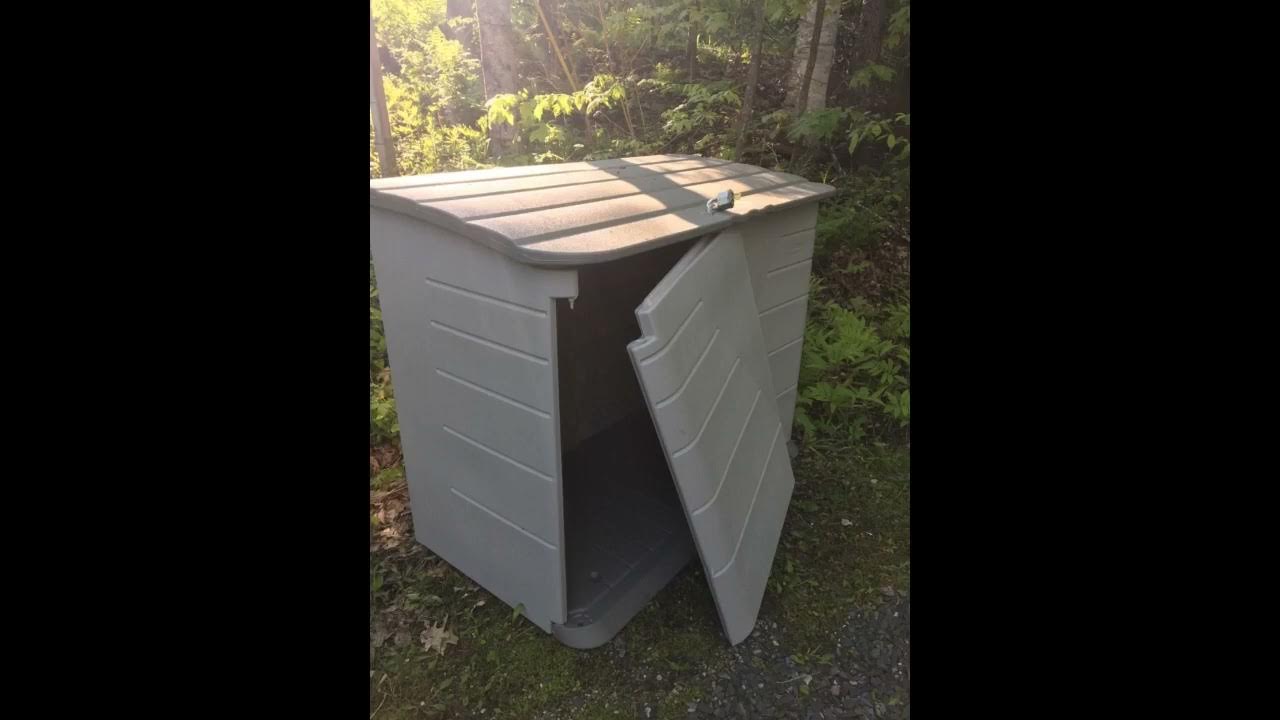 Rubbermaid Large Horizontal Resin Weather Resistant Outdoor Storage Shed  Review 