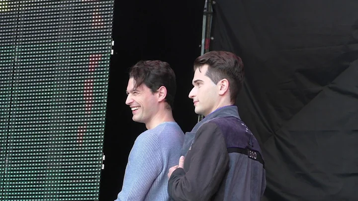 Bryan Dechart meets Connor and Hank in real life |...