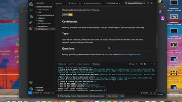 Node.js README Generator Challenge 09
