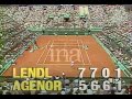 Ronald agenor  ivan lendl  french open 1987