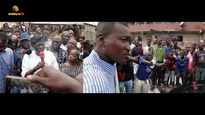 Governor Sanwo-Olu receives hero's welcome as he and his wife step out to cast their votes in Lagos