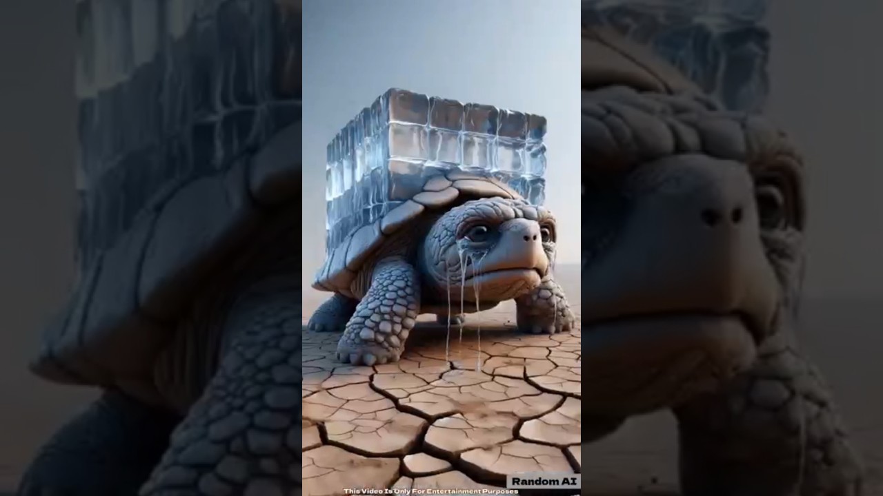 Man's Heat Destroys Fridge, Turtle Brings Ice Home! 
