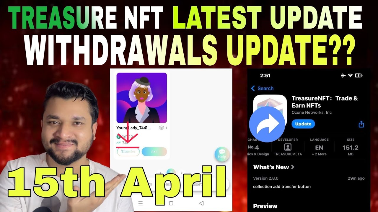 Treasure Nft Withdrawal Update | Treasure Nft Today Update | Treasure Nft 15th April News