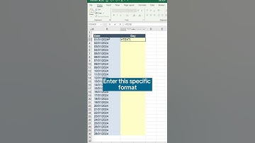 Enter weekday in a flash in excel #excel #weekday #exceltips #exceltricks #excelsheetcode